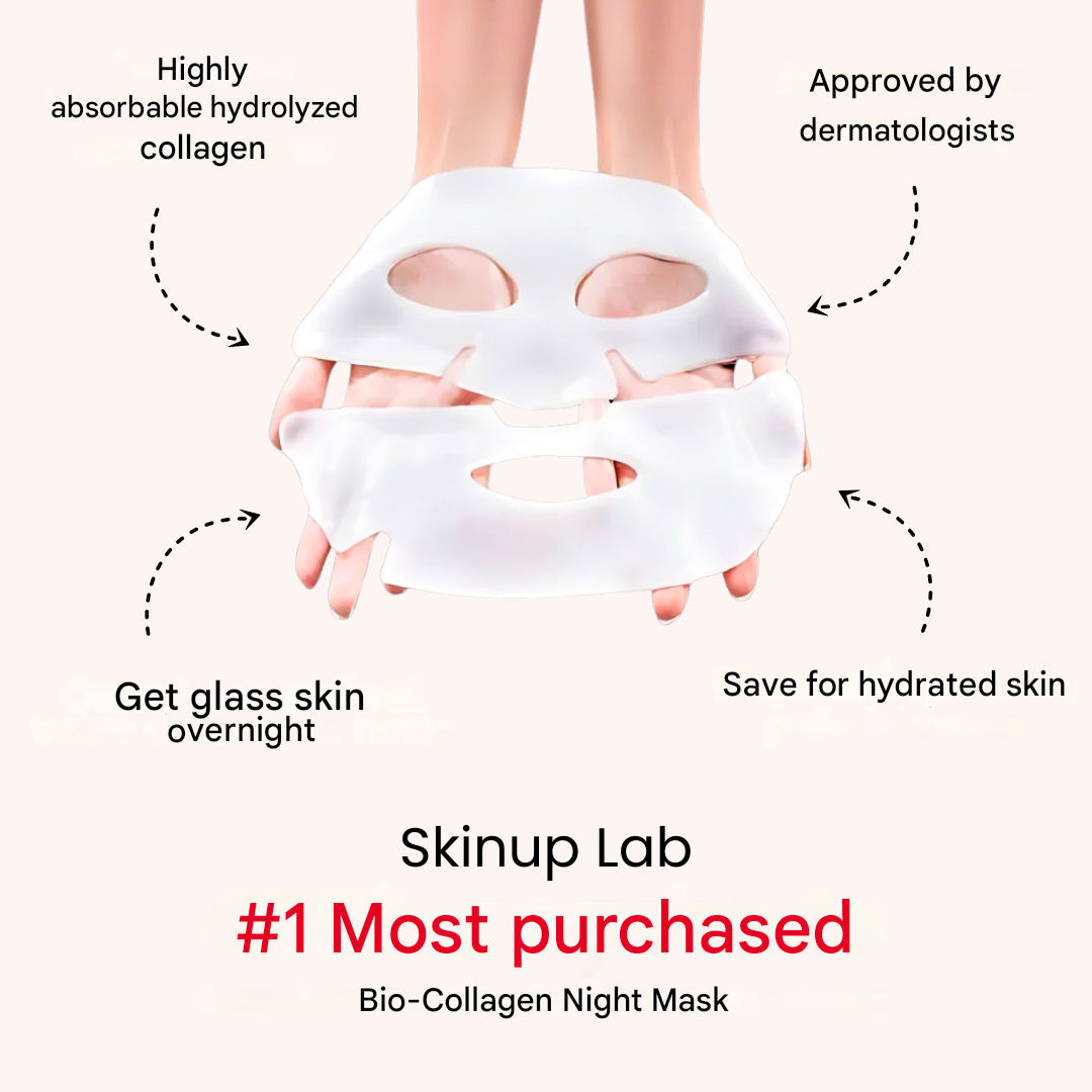 Bio-Collagen Mask Reduces Wrinkles by 75% after just 1 application