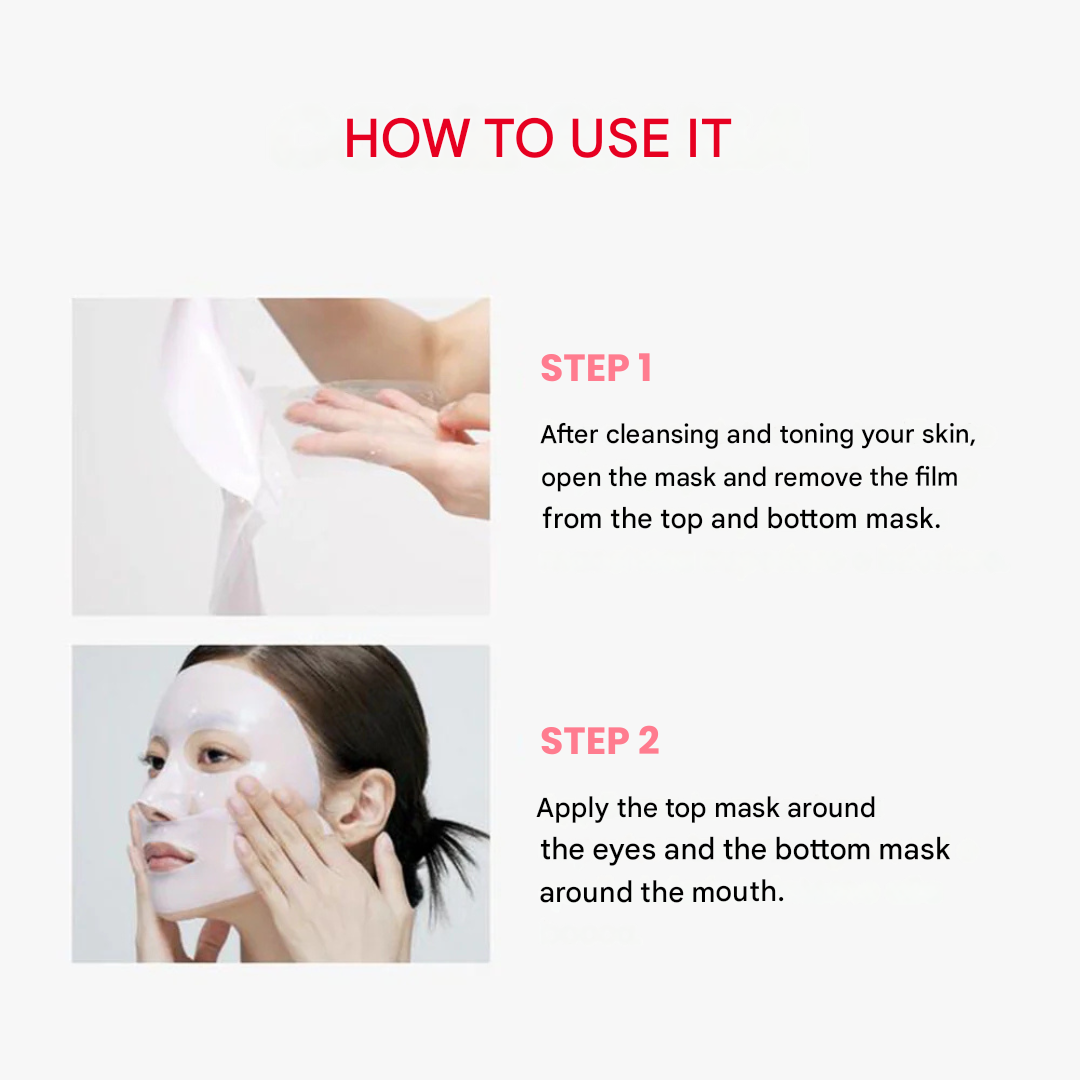 Organic Collagen Salmon Mask (Box of 4 Masks)
