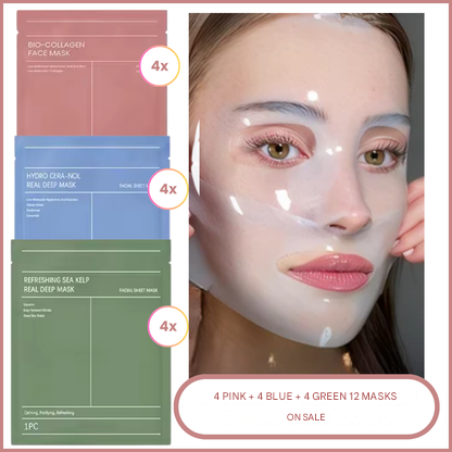 Complete Box Set of 12 Masks - 4 of Each