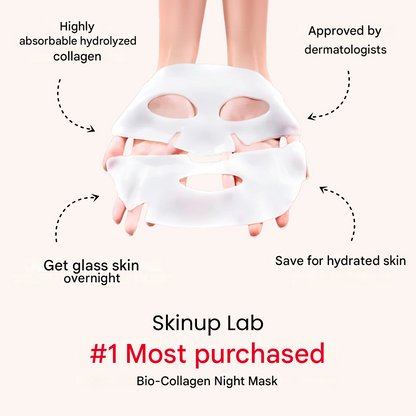 Bio-Collagen Mask Reduces Wrinkles by 75% after just 1 application