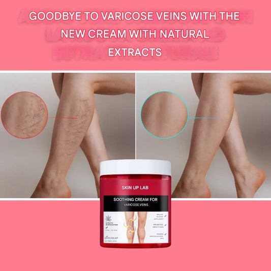 Leg cream to permanently eliminate varicose veins (80g)