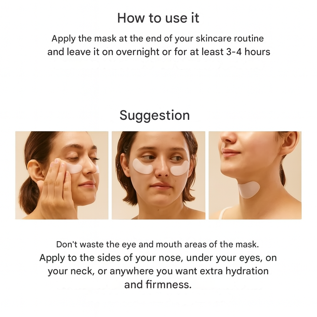 Bio-Collagen Mask Reduces Wrinkles by 75% after just 1 application